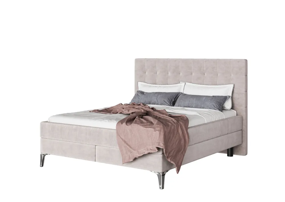 KARE Boxspringbett Benito Star Creme 160x200cm Discount