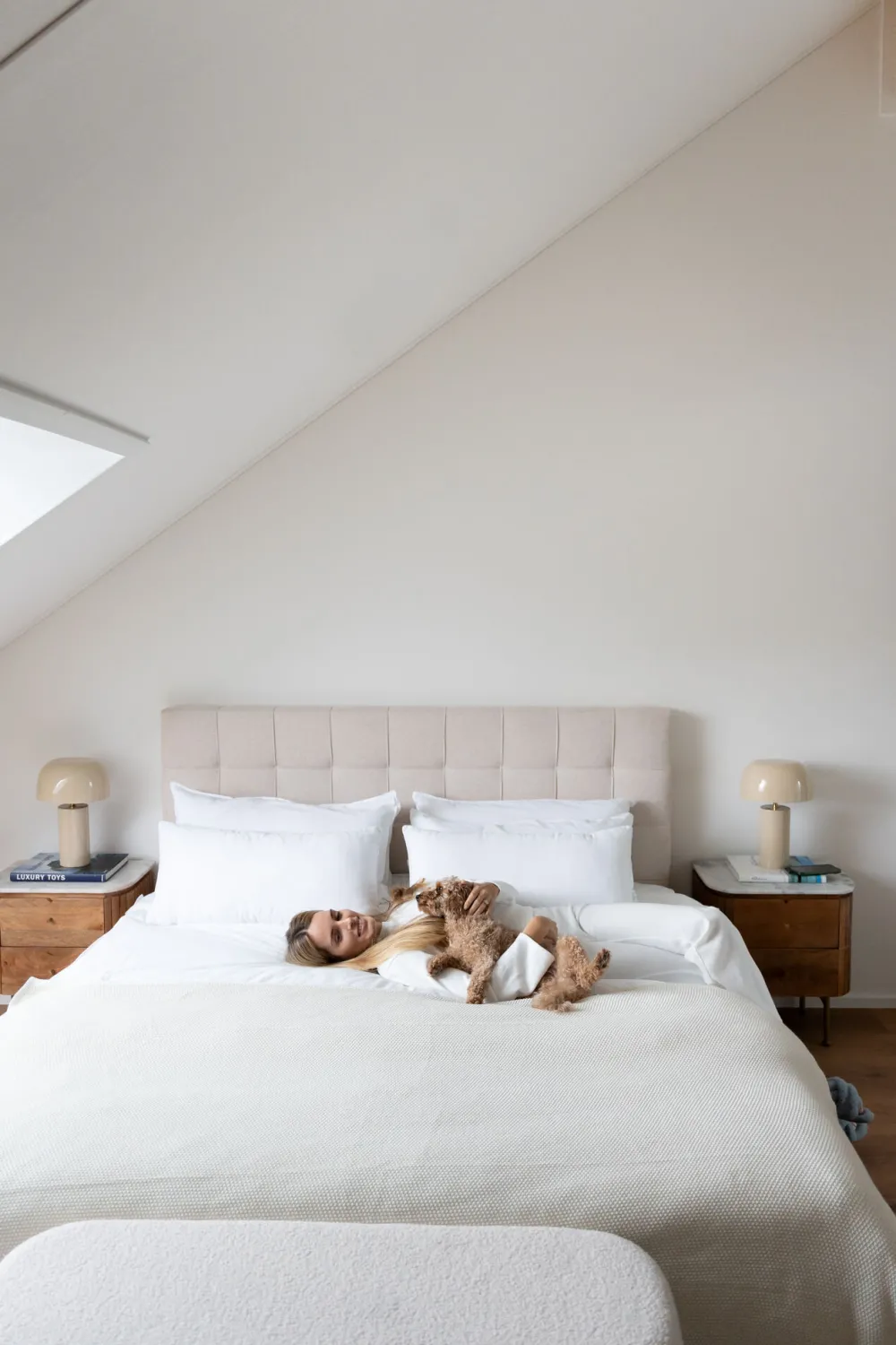 KARE Boxspringbett Benito Star Creme 160x200cm Discount