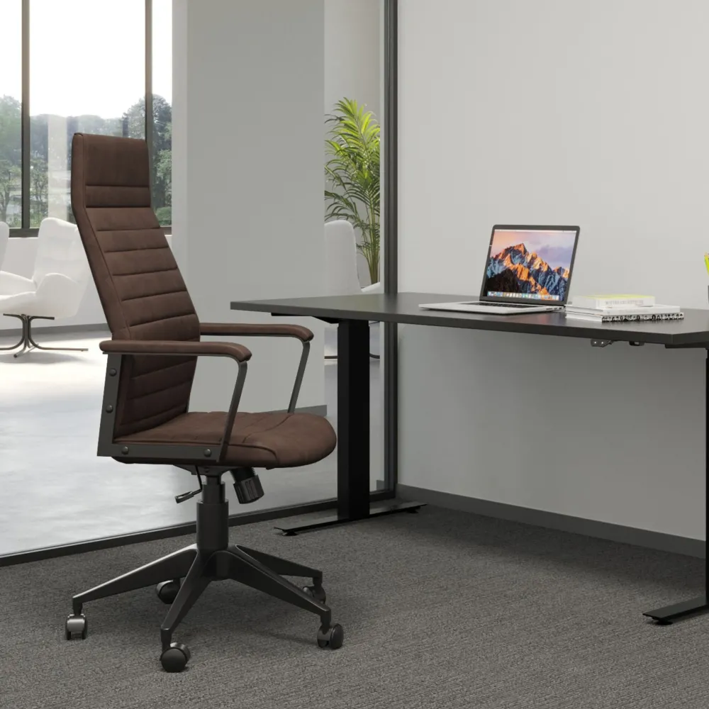 KARE Bürostuhl Labora High Braun Discount
