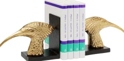 KARE Buchstütze Golden Bird (2/Set)