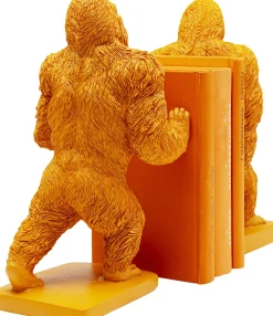 KARE Buchstütze Gorilla Orange (2/Set) Hot