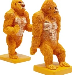 KARE Buchstütze Gorilla Orange (2/Set) Hot