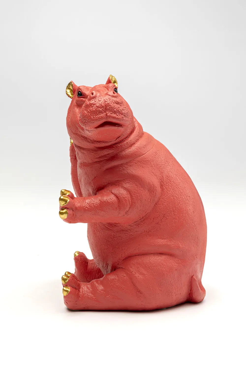 KARE Buchstütze Hippo Pink (2/Set) New