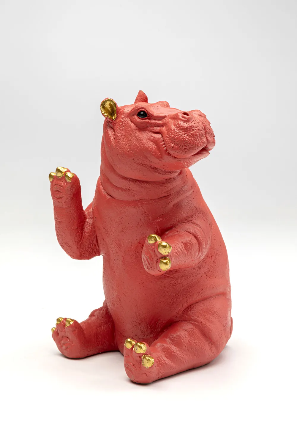 KARE Buchstütze Hippo Pink (2/Set) New