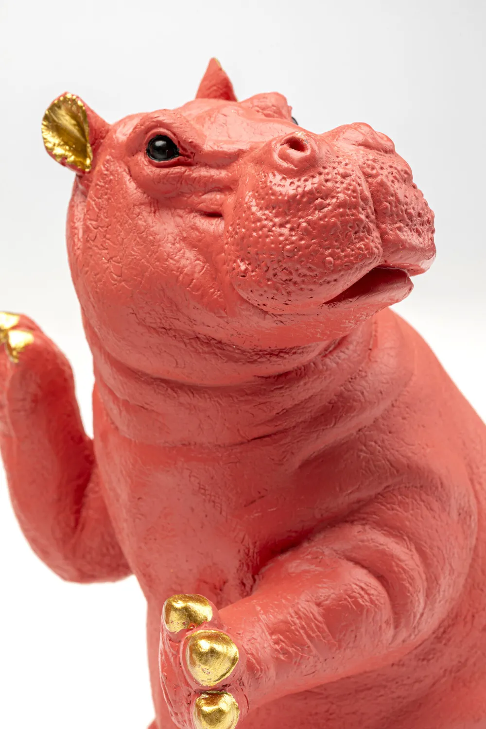KARE Buchstütze Hippo Pink (2/Set) New
