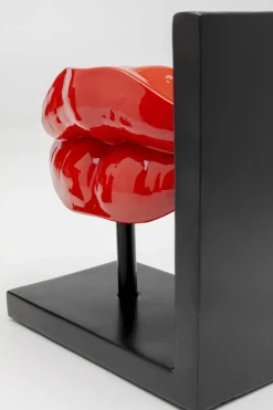 KARE Buchstütze Lips Rot (2/Set) Discount
