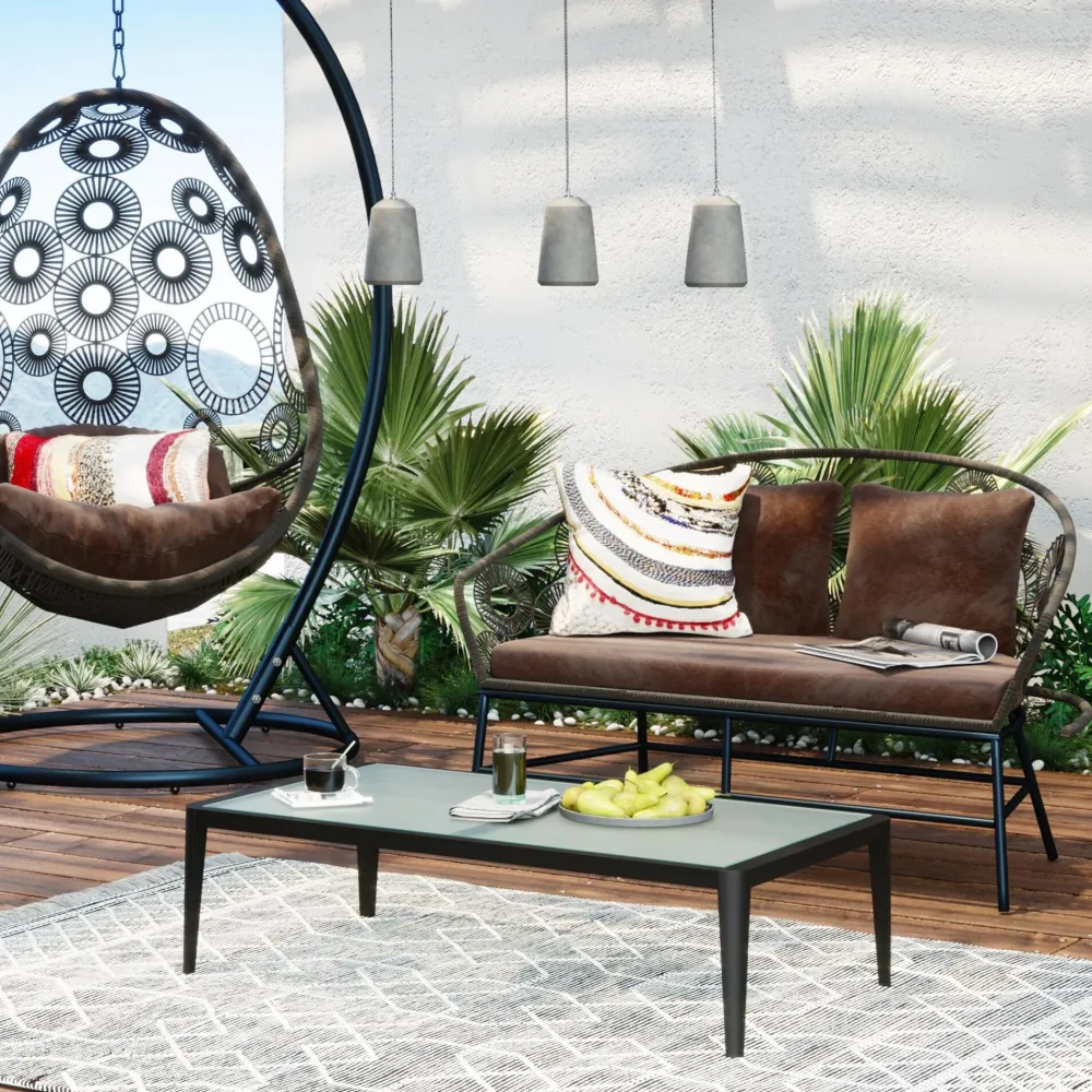 KARE Couchtisch Tiki Schwarz New