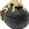 KARE Deko Dose Avocado Lizard 15cm Hot