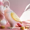KARE Deko Dose Exotic Bird Giallo 23cm Clearance