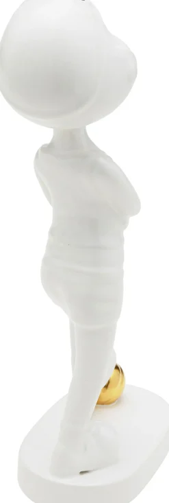 KARE Deko Figur Ball Girl Weiß 29cm Outlet