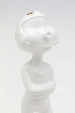 KARE Deko Figur Ball Girl Weiß 29cm Outlet