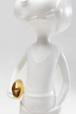 KARE Deko Figur Ball Girl Weiß 41cm Hot