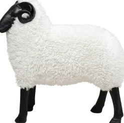 KARE Deko Figur Bathilde Ram Weiß 78cm Best
