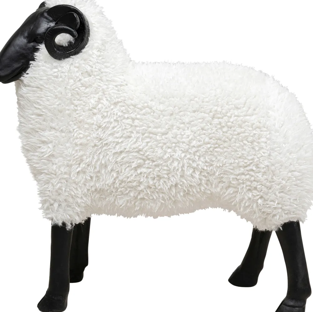 KARE Deko Figur Bathilde Ram Weiß 78cm Best