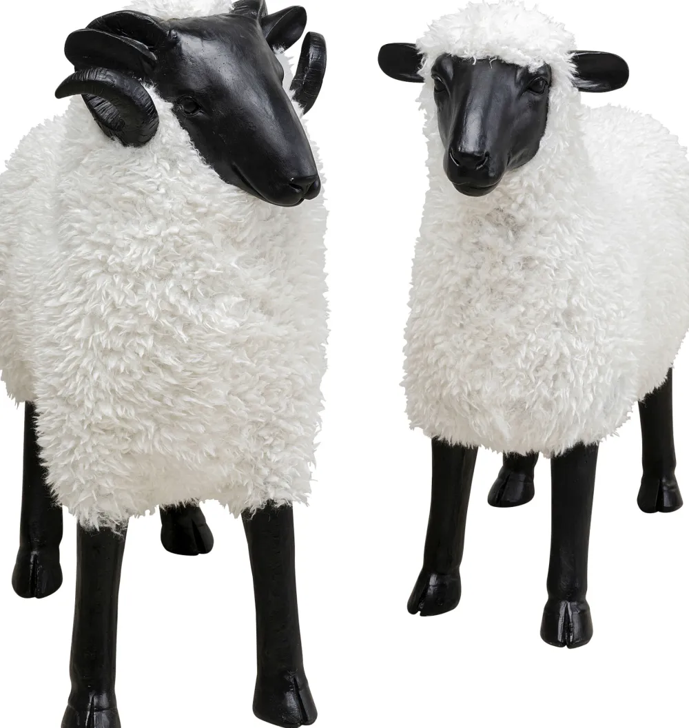 KARE Deko Figur Bathilde Ram Weiß 78cm Best