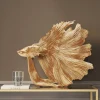 KARE Deko Figur Betta Fish Gold Klein Sale