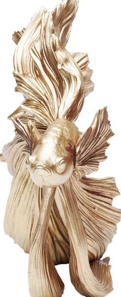 KARE Deko Figur Betta Fish Gold Klein Sale