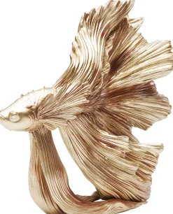 KARE Deko Figur Betta Fish Gold Klein Sale