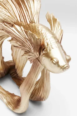 KARE Deko Figur Betta Fish Gold Klein Sale