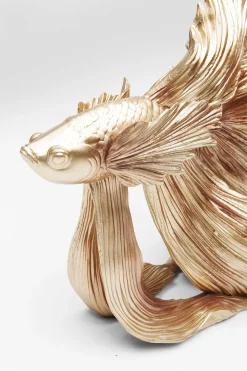 KARE Deko Figur Betta Fish Gold Klein Sale