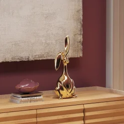 KARE Deko Figur Bunny Gold 52cm Outlet