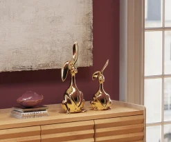KARE Deko Figur Bunny Gold 52cm Outlet