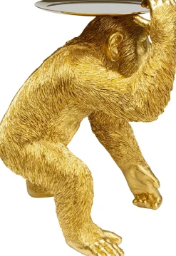 KARE Deko Figur Butler Playing Chimp Gold 52cm Hot