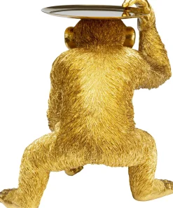 KARE Deko Figur Butler Playing Chimp Gold 52cm Hot