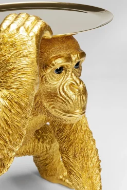 KARE Deko Figur Butler Playing Chimp Gold 52cm Hot