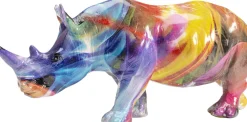 KARE Deko Figur Colored Rhino 17cm