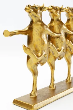 KARE Deko Figur Dancing Cows Gold 40cm Hot