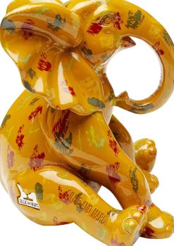 KARE Deko Figur Elephant Dots Gelb 18cm Discount
