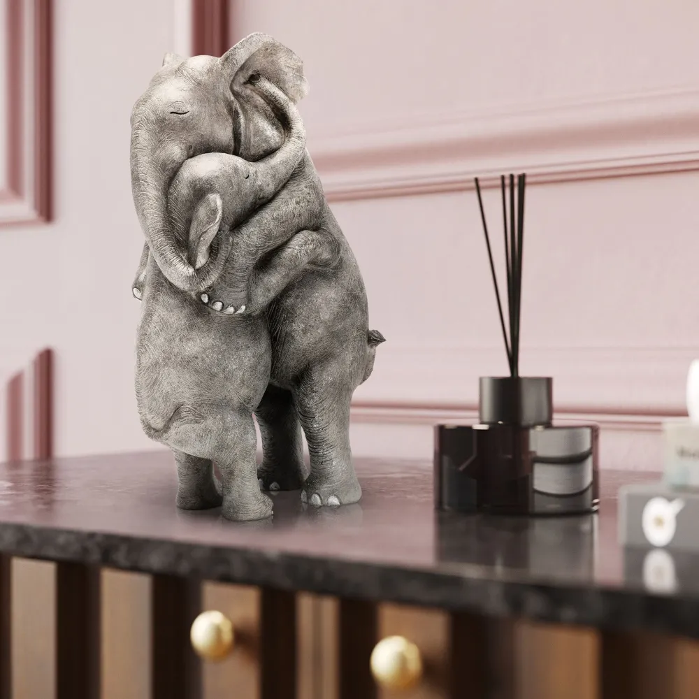 KARE Deko Figur Elephant Hug Discount