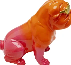 KARE Deko Figur Fashion Dog Orange 17cm Clearance