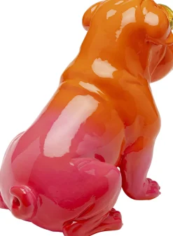KARE Deko Figur Fashion Dog Orange 17cm Clearance