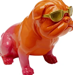 KARE Deko Figur Fashion Dog Orange 17cm Clearance