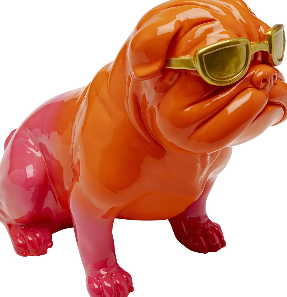 KARE Deko Figur Fashion Dog Orange 17cm Clearance