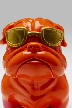 KARE Deko Figur Fashion Dog Orange 17cm Clearance