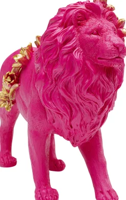 KARE Deko Figur Flower Lion Pink 19cm Sale