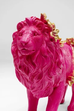 KARE Deko Figur Flower Lion Pink 19cm Sale
