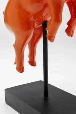 KARE Deko Figur Flying Pig Orange 29cm Clearance