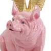KARE Deko Figur Flying Pig Pink 79cm Hot