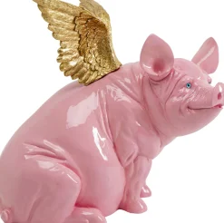 KARE Deko Figur Flying Pig Pink 79cm Hot