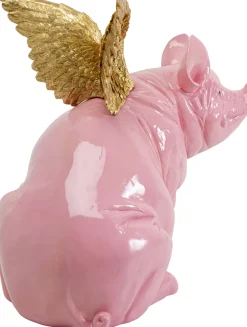 KARE Deko Figur Flying Pig Pink 79cm Hot