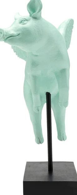 KARE Deko Figur Flying Pig Türkis 29cm Best