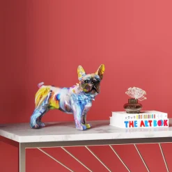 KARE Deko Figur Frenchie Bunt 24cm Discount