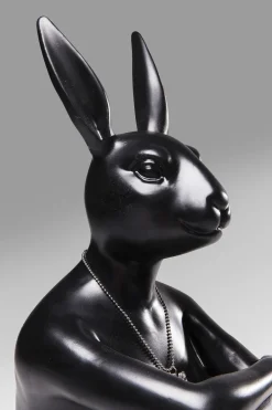 KARE Deko Figur Gangster Rabbit Schwarz Discount