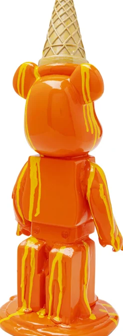 KARE Deko Figur Gelato Bear Orange 40cm Outlet