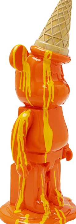 KARE Deko Figur Gelato Bear Orange 40cm Outlet