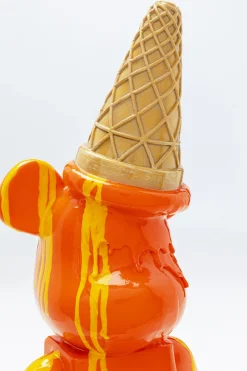 KARE Deko Figur Gelato Bear Orange 40cm Outlet